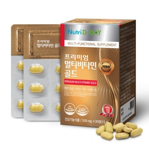 Nutri D-day优质复合黄金维生素30片/뉴)프리미업 멀티비타민 골드30정