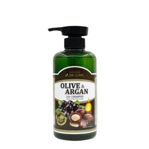 3W橄榄摩洛哥坚果油2合1洗发水500ml/3더블유 클리닉 올리브 앤 아르간 투인원 샴푸 500ml