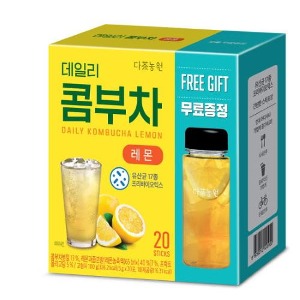 Danongwon乳酸菌康普茶20t-柠檬/데일리 콤부차세븐레몬 20t/ 다농원